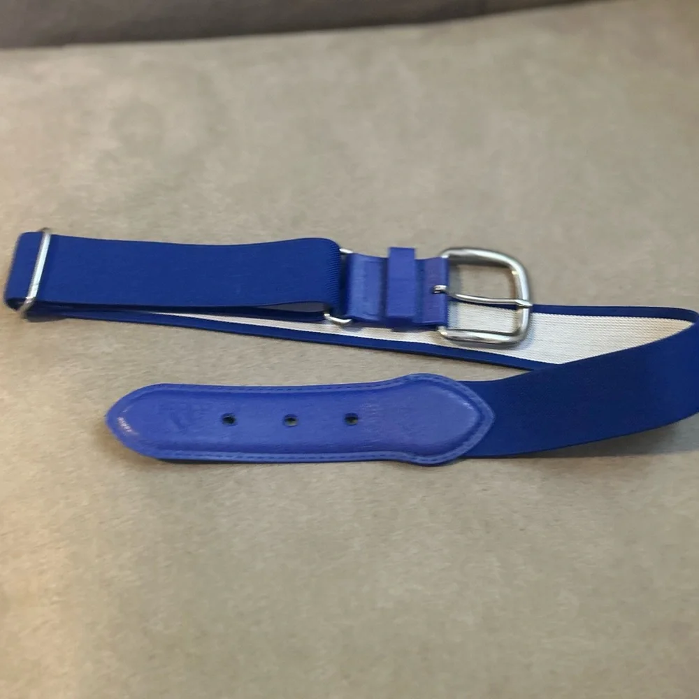 2 ADIDAS BOYS YOUTH BASEBALL BELT blue red B2